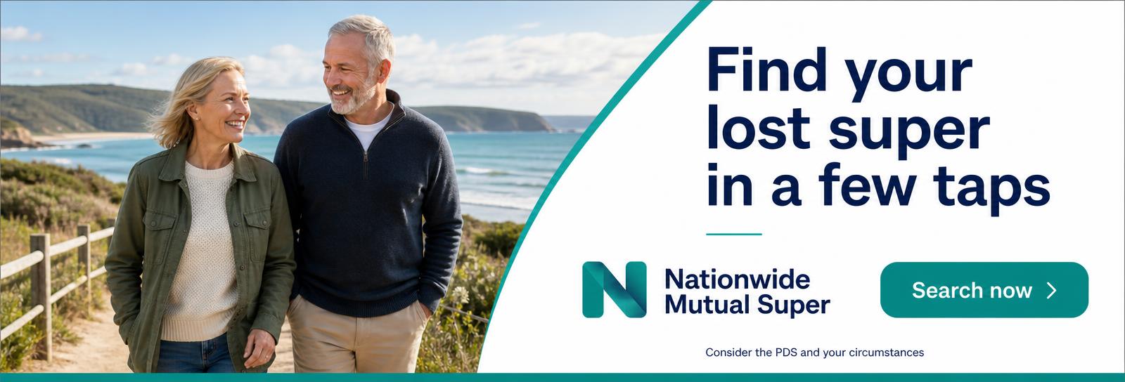Nationwide Mutual Super: Find your lost super in a few taps